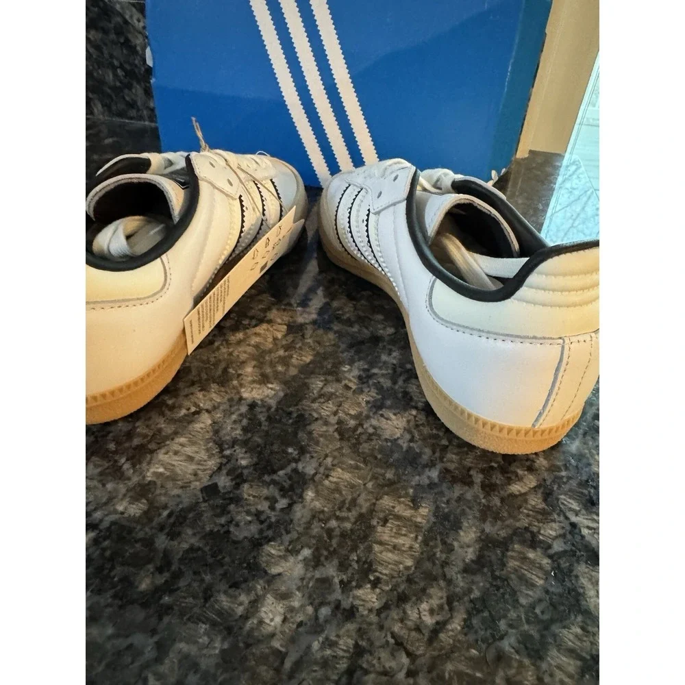 Adidas SAMBA OG Men's Shoes White/Black ID1480 Size 4.‎ Sneakers